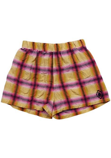 Girls' cotton blend shorts MARCELO BURLON | GSH089MULTICOLOR